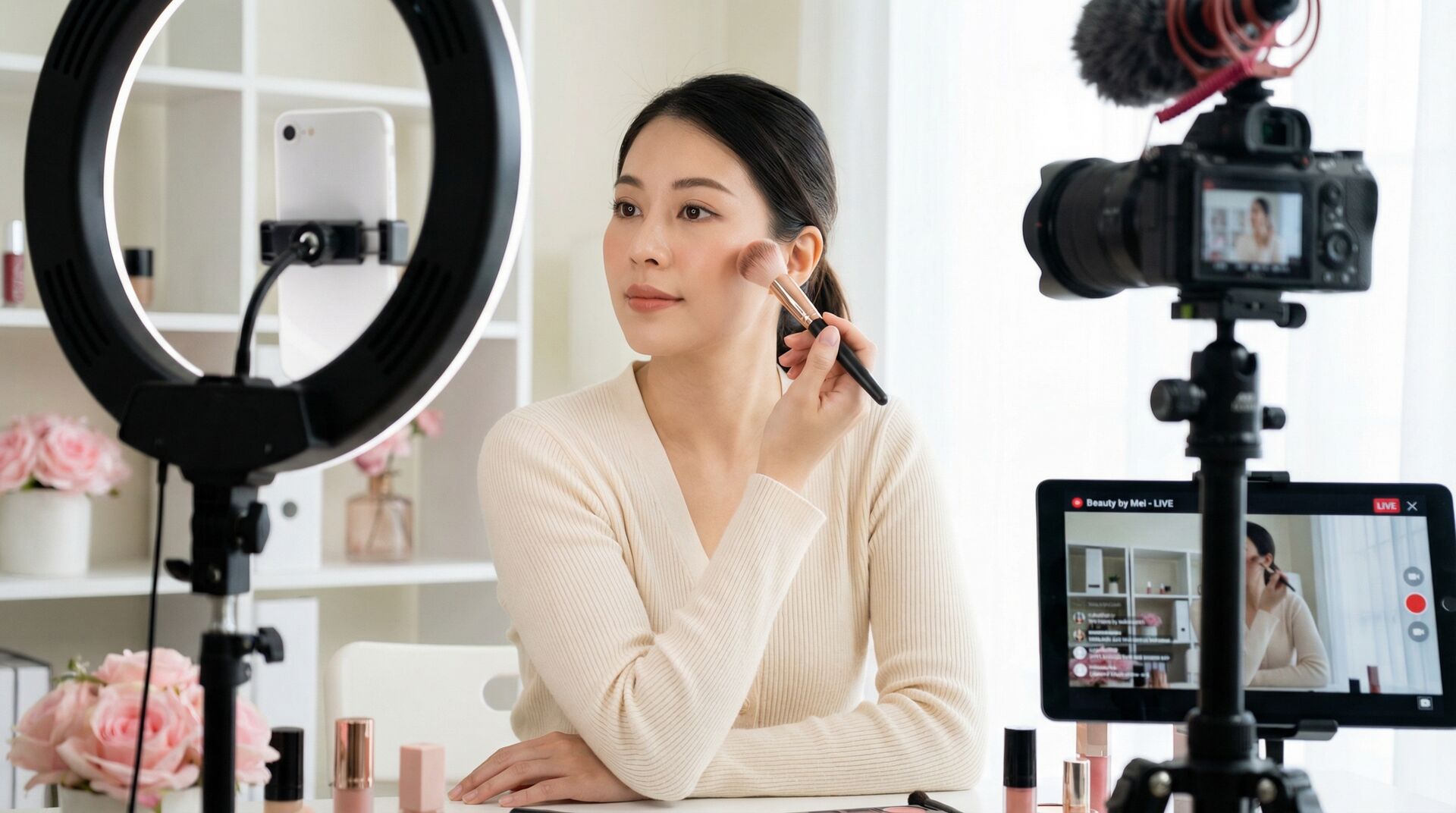 小马拉大车美妆视频